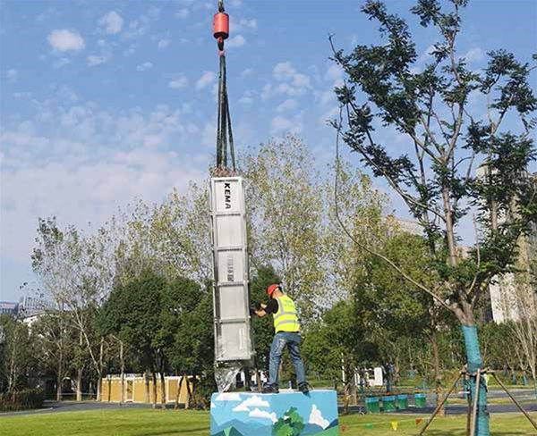 合肥中央生態(tài)公園園博園雨水調蓄池工程-水力門式?jīng)_洗系統(tǒng) (1)